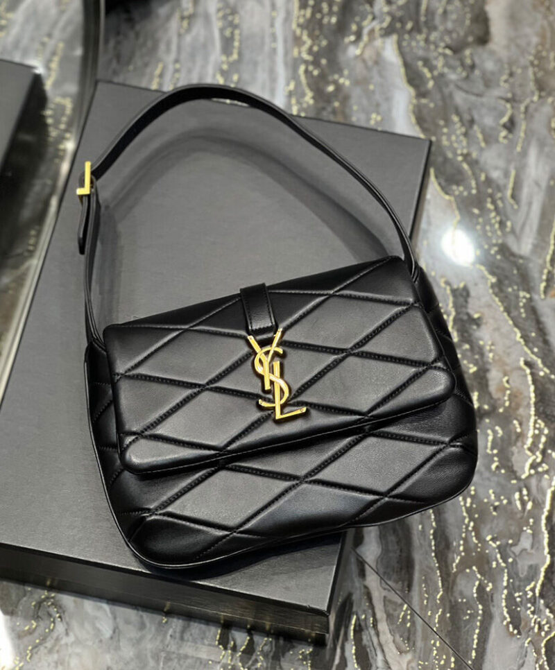 Saint Laurent Le 57 Shoulder Bag In Quilted Lambskin 698567 Black